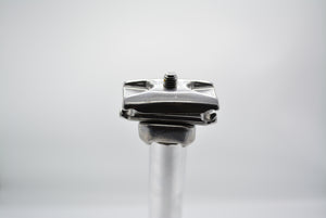 Подседельный штырь, серебристый, 25–31,8 мм, новые детали для шоссейного велосипеда, подседельный штырь NOS