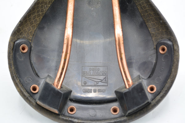 SELLE DE VÉLO DE ROUTE VINTAGE SAN MARCO REGAL GIRARDI CUIR