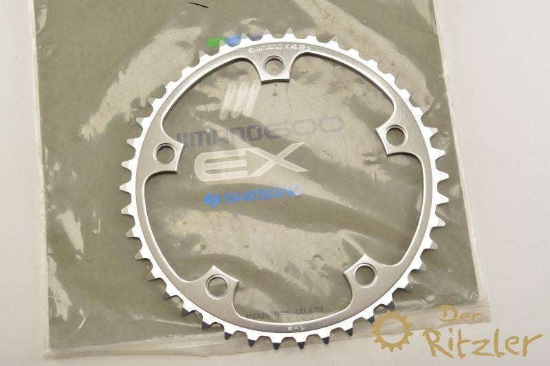 Shimano 600 EX Kettenblatt 42 Zähne 130 Lochkreis (neu) (inkl. original Verpackung)