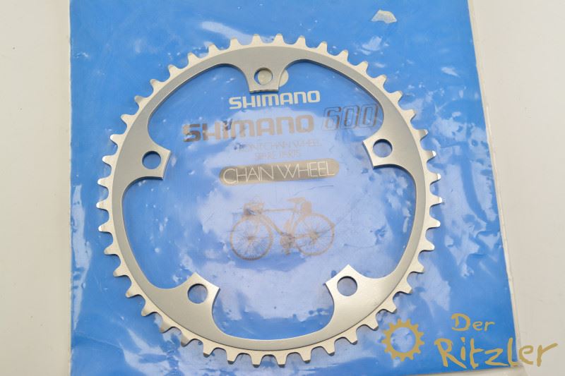 Shimano 600 Kettenblatt 43 Zähne 130 Lochkreis (neu) (inkl. original Verpackung)