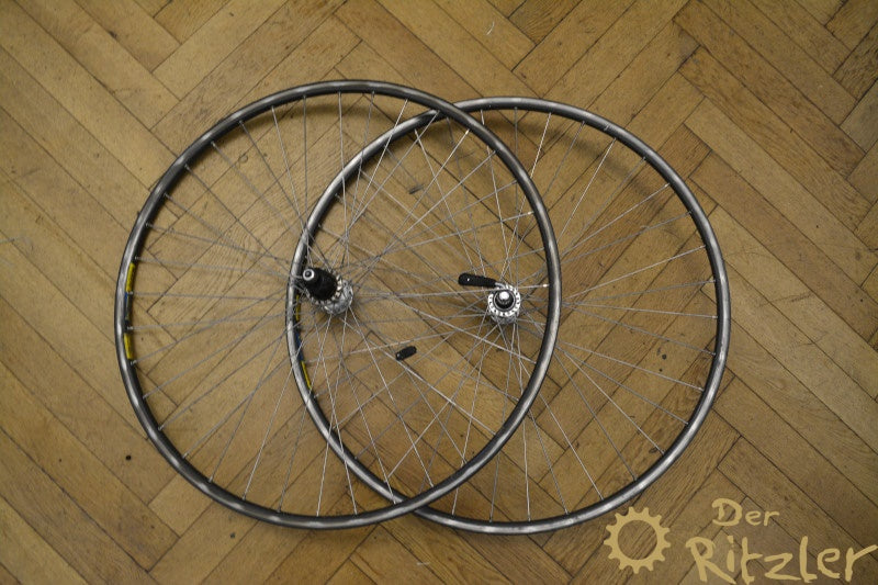 Shimano XT auf Mavic Open 4CD Laufradsatz Uniglide 7-fach