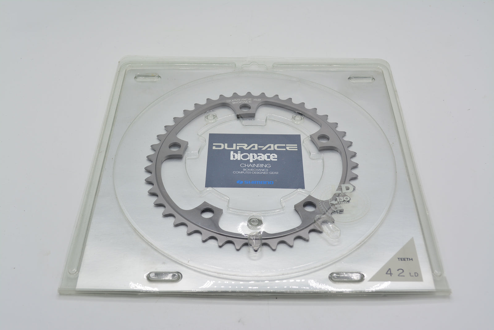 Shimano Dura Ace Kettenblatt CR-BP70 Kettenblatt 42 Zahn 130mm Lochkreis NIB