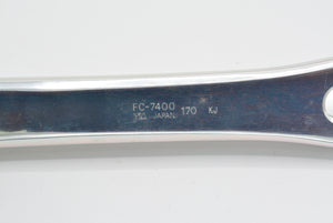 Shimano Dura Ace 170mm 曲柄臂 FC-7400 NOS