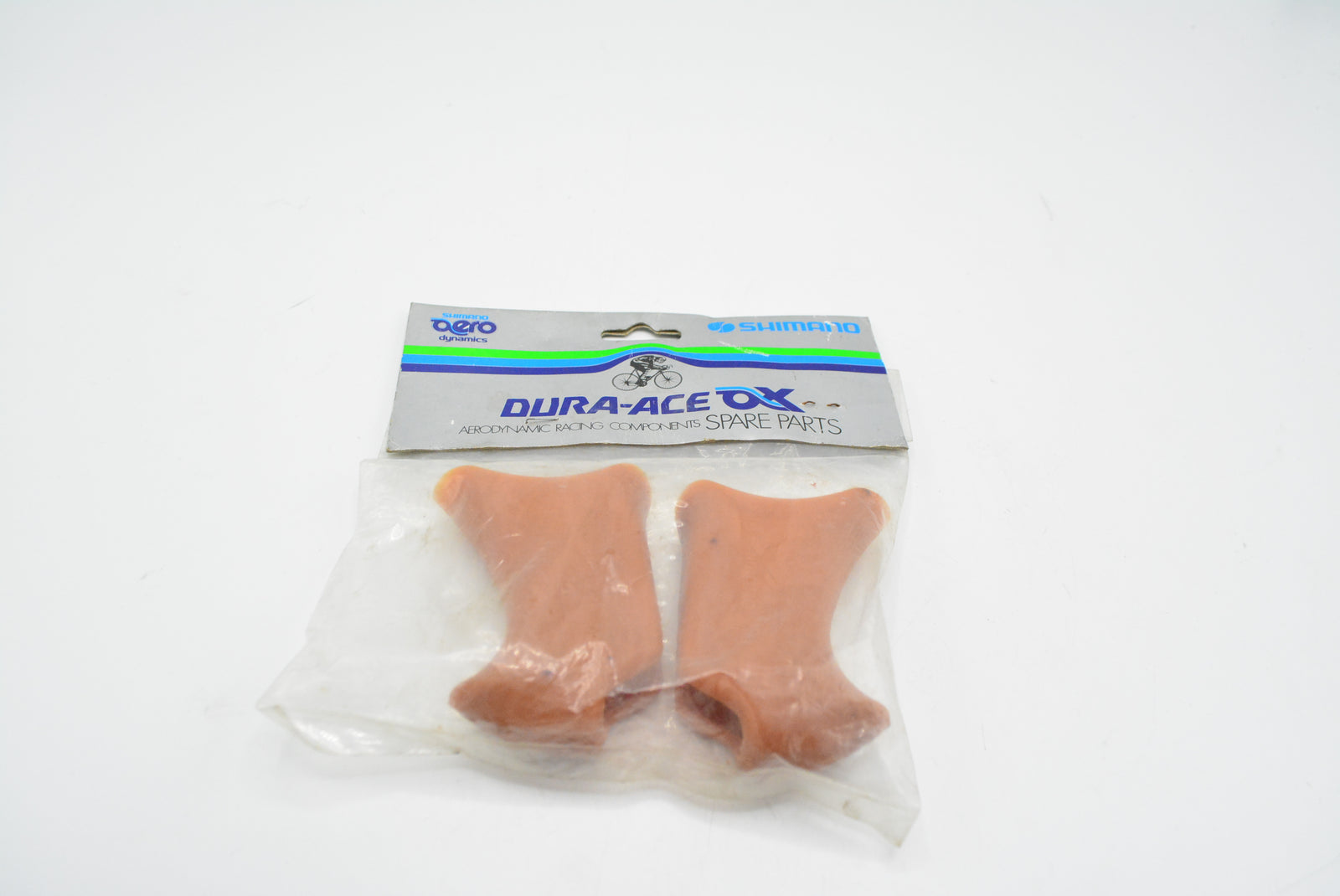 OVP Shimano Dura Ace Bremsgriff - Gummis / Hauben/ Überzieher / braun für Vintage Bremshebel NOS