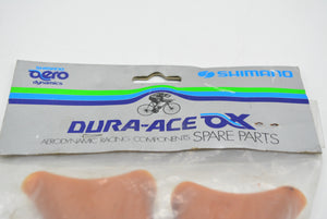 OVP Shimano Dura Ace Bremsgriff - Gummis / Hauben/ Überzieher / braun für Vintage Bremshebel NOS