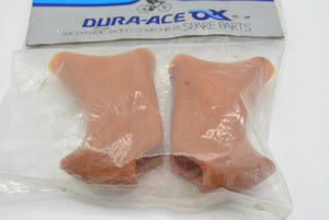 OVP Shimano Dura Ace Bremsgriff - Gummis / Hauben/ Überzieher / braun für Vintage Bremshebel NOS