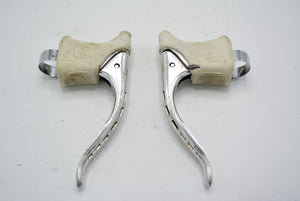 Shimano Dura Ace brake levers with Campagnolo rubbers