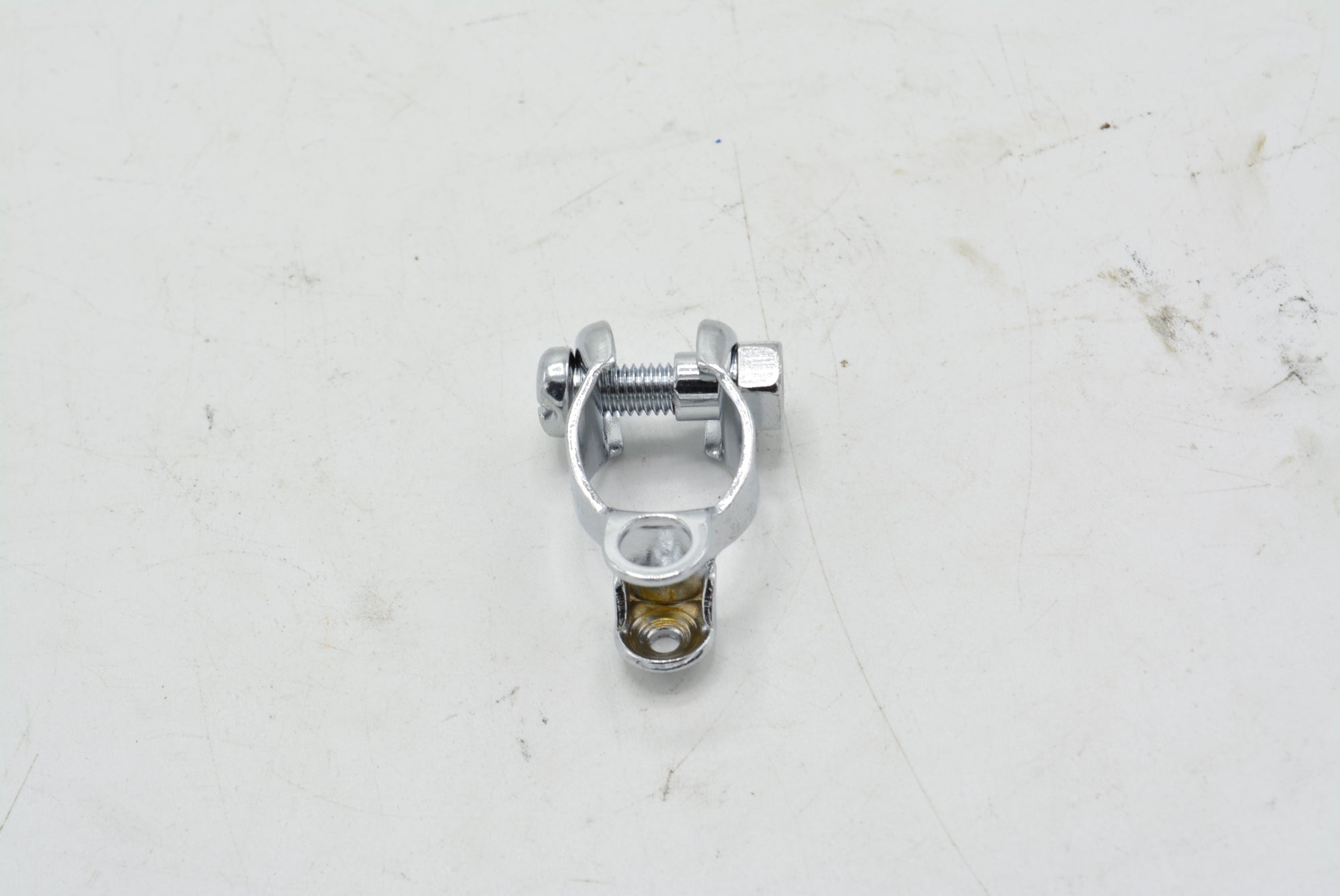 Shimano Gegenhalter Chrom für Kettenstrebe Zuganschlag Bowdenzug / Schaltzug