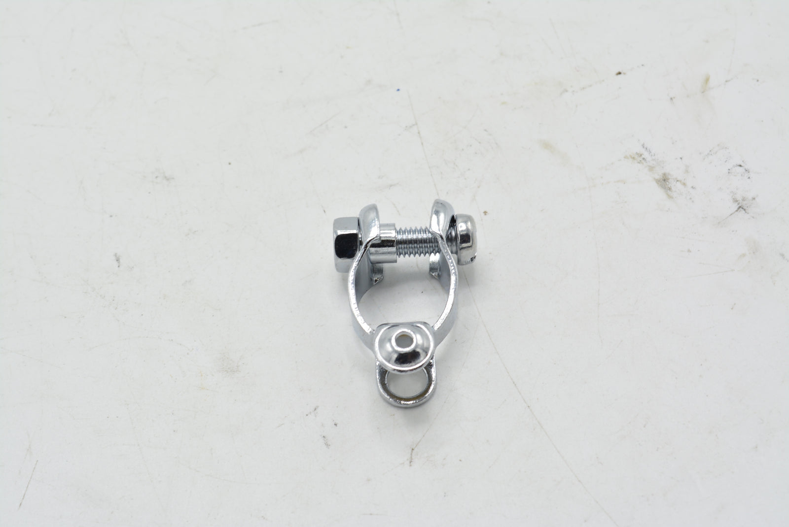 Shimano Gegenhalter Chrom für Kettenstrebe Zuganschlag Bowdenzug / Schaltzug