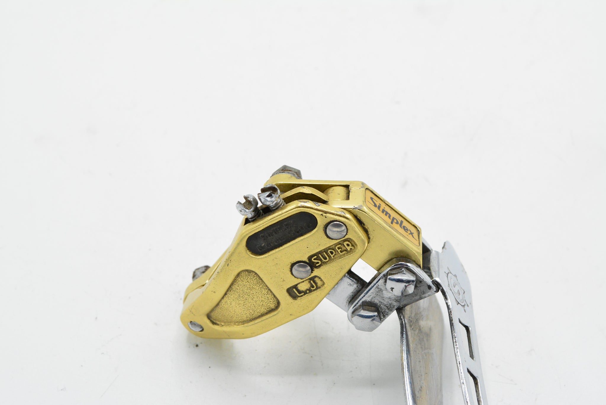 Simplex Super LJ A 522 branded Spidel clamp-on Front Derailleur from t Simplex Super LJ A 522 branded Spidel clamp-on Front Derailleur from t