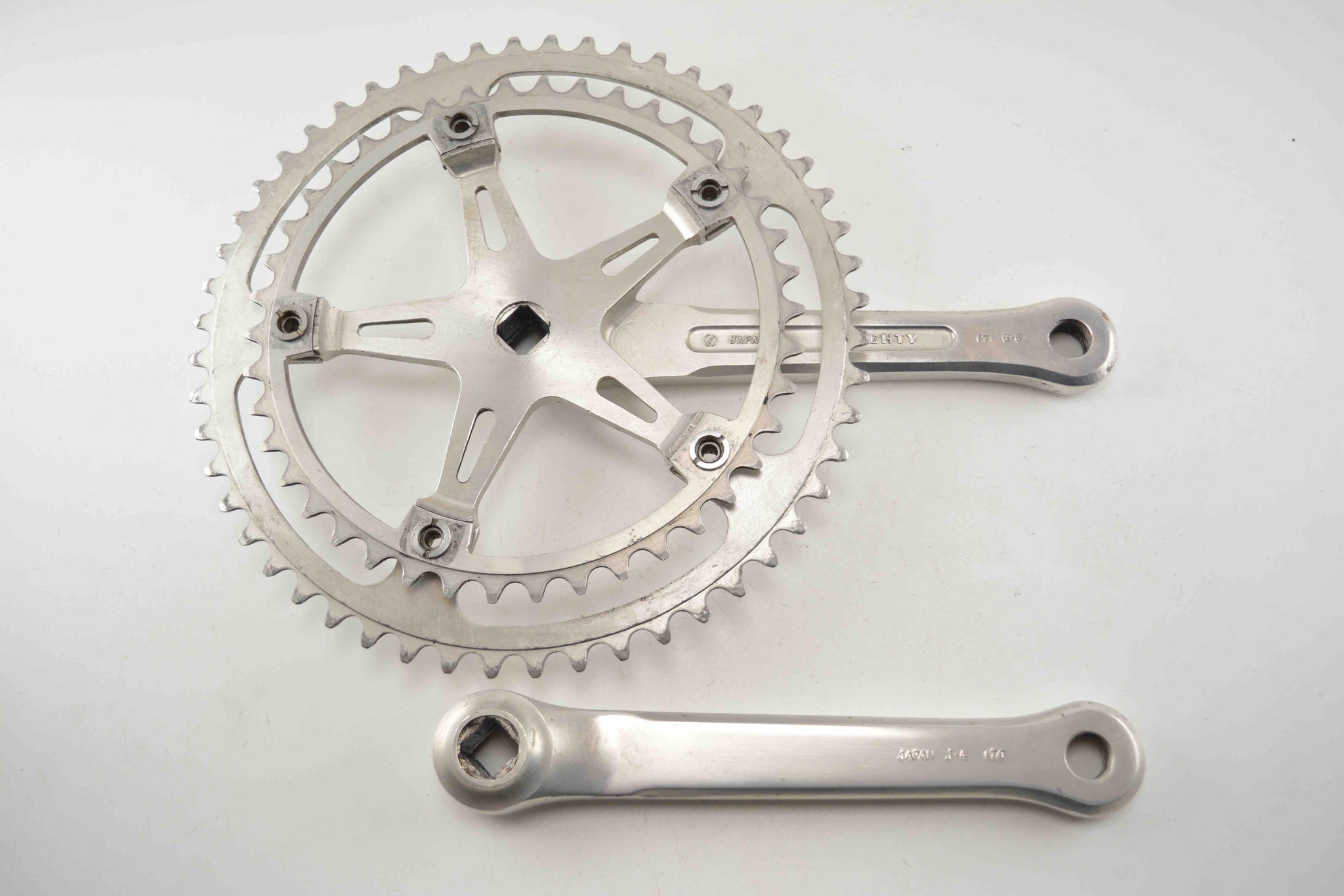 スギノスーパーマイティクランクセット52-42TEETH170MM-リッツラー