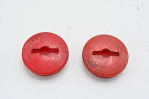 Sugino dust caps for crank red dust protection Crank Dust Caps