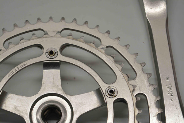 Pédalier Motobécane Takagi 170 Mm – 52/42 Dents, Bon état !