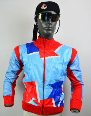 Three Star Jacke Rot/Blau