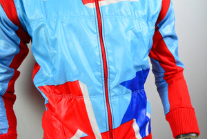 Three Star Jacke Rot/Blau