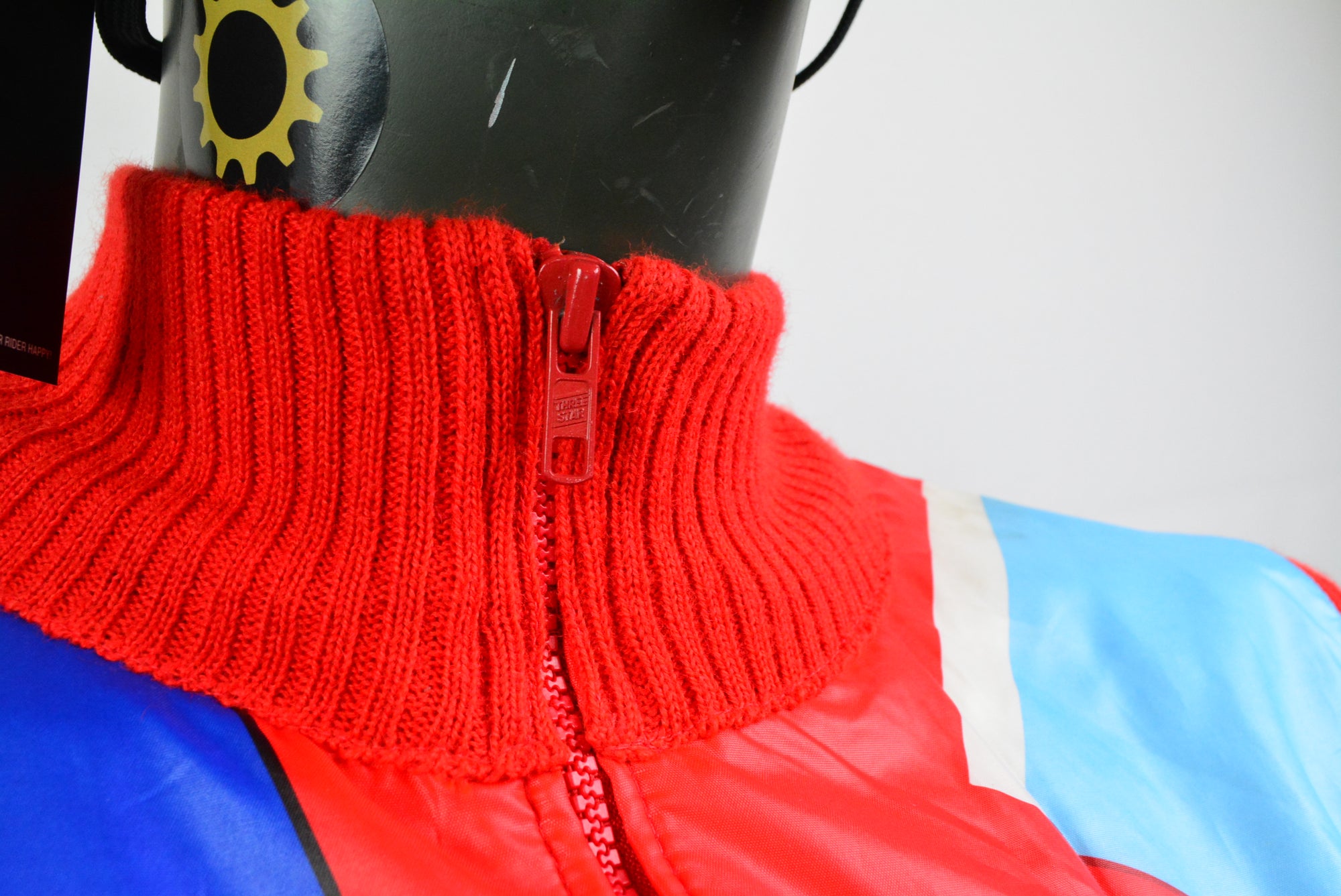 Three Star Jacke Rot/Blau