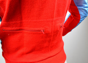 Three Star Jacke Rot/Blau