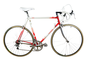 Титановый шоссейный велосипед красный Shimano 105 57см