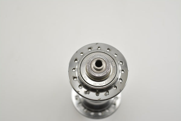 Shimano, Dura Ace HB-7600, Moyeu de piste, Avant, 28H, Boulonné, 100mm, Argent