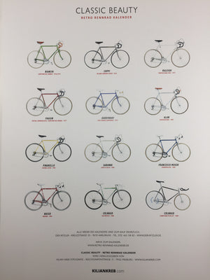 tour rennrad kalender Classic Beauty Vintage Rennrad Kalender