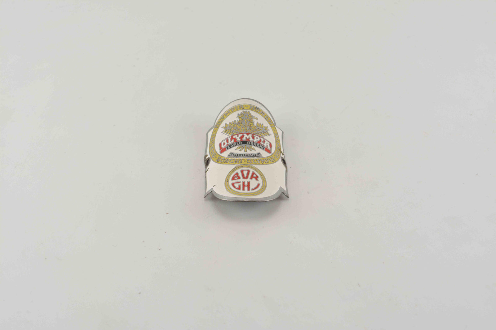 Steuerrohr Emblem Borghi Olympia